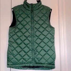 EUC Boys Youth LG Size 10-12 Gymboree Green Puffer Vest